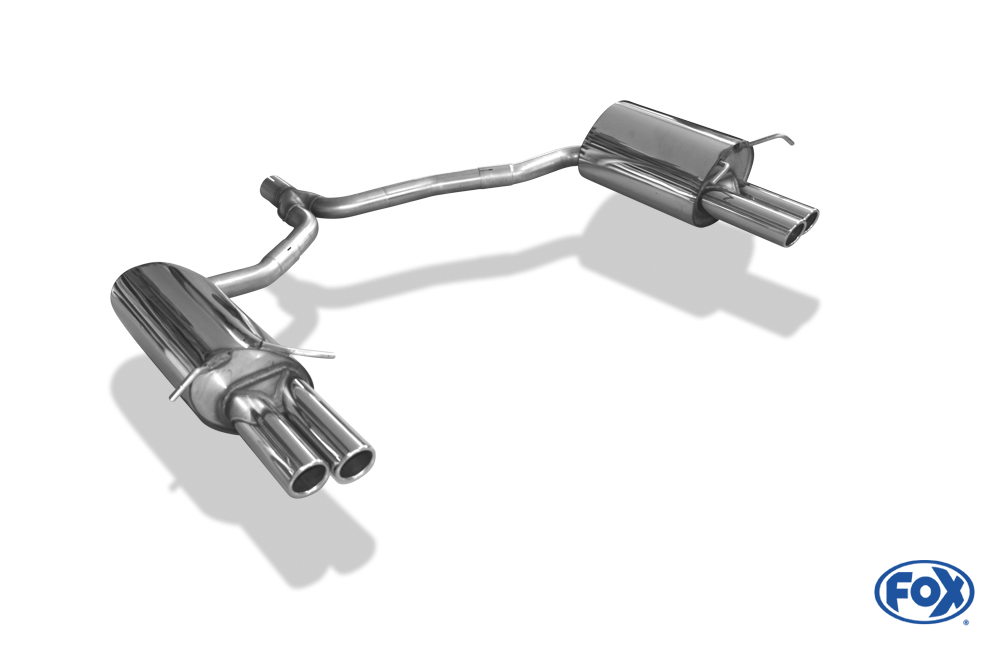 FOX Mercedes E-Klasse Coupe C207 - 4 Zylinder  Endschalldämpfer rechts/links - 2x70 Typ 16 rechts/links