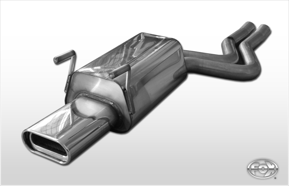 FOX Mercedes S-Klasse W140/ C140  Endschalldämpfer - 160x80 Typ 53 