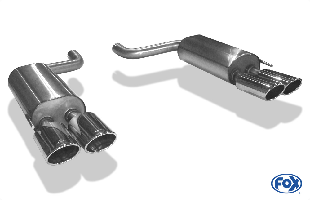 Mercedes S-Klasse W220 Endschalldämpfer rechts/links - 2x115x85 Typ 32 rechts/links