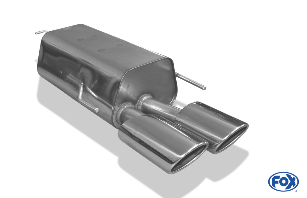Mercedes CLK Typ 209 Endschalldämpfer einseitig Ø70mm - 2x115x85 Typ 32