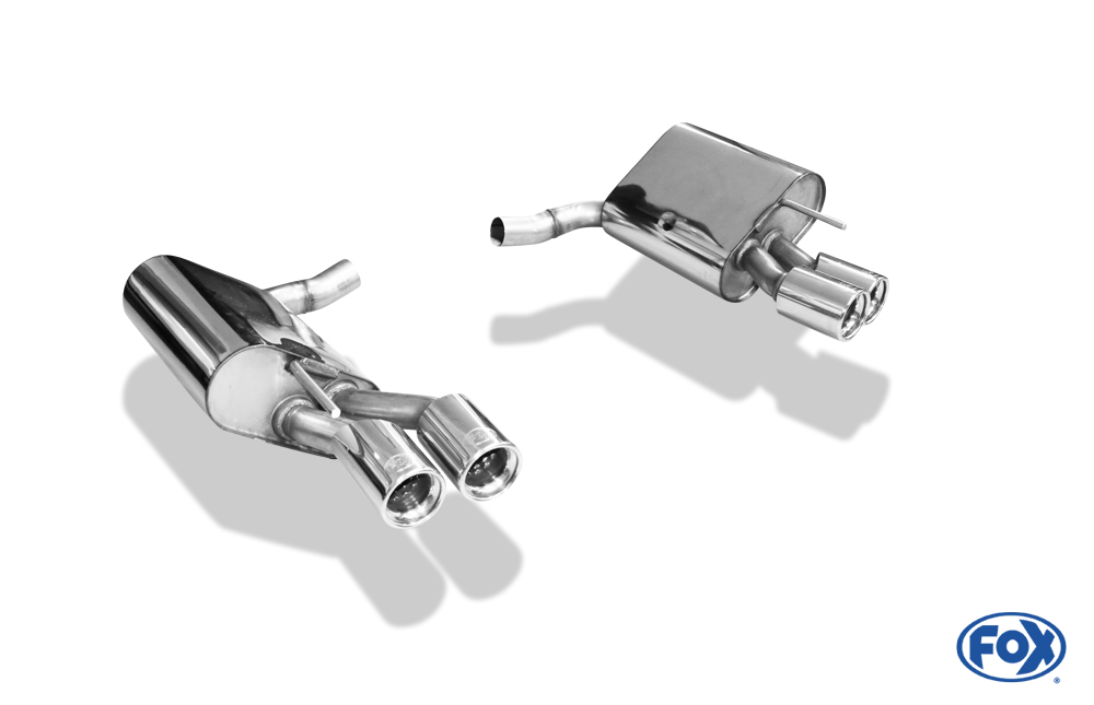 Mercedes SL Typ 230 Facelift Endschalldämpfer rechts/links kurze Variante - 2x80 Typ 13 rechts/links