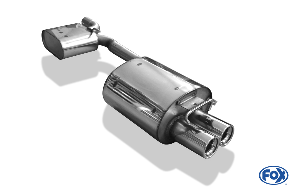 FOX Mercedes SLK Typ 170  Endschalldämpfer - 2x80 Typ 13
