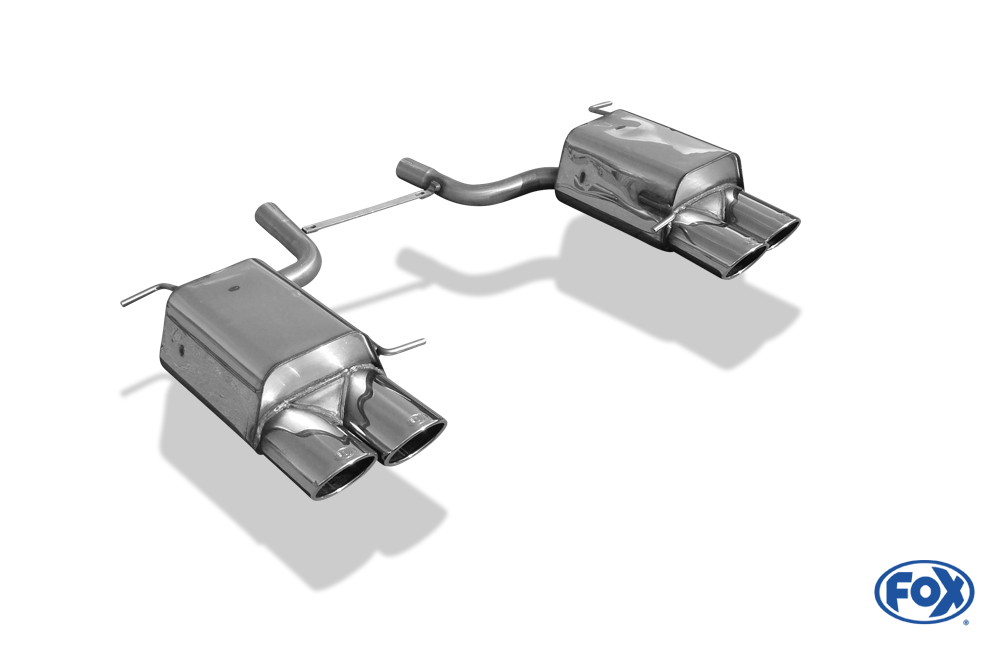 FOX Mercedes SLK Typ 172  Endschalldämpfer rechs/links - 2x115x85 Typ 32 rechts/links