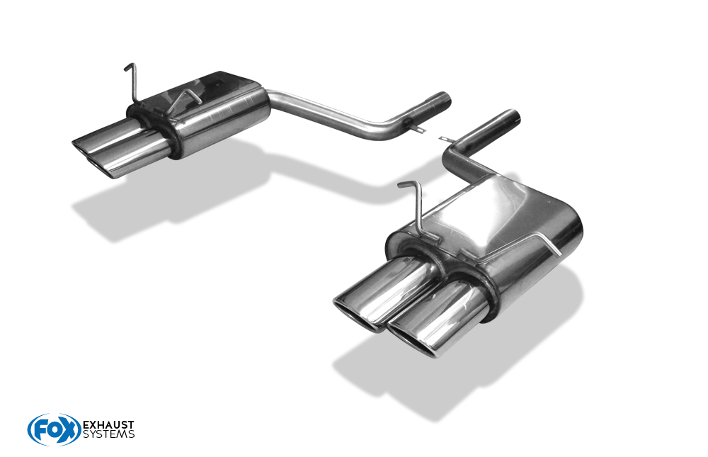 FOX Mercedes GLK X204  Endschalldämpfer rechts/links - 2x106x71 Typ 32 rechts/links