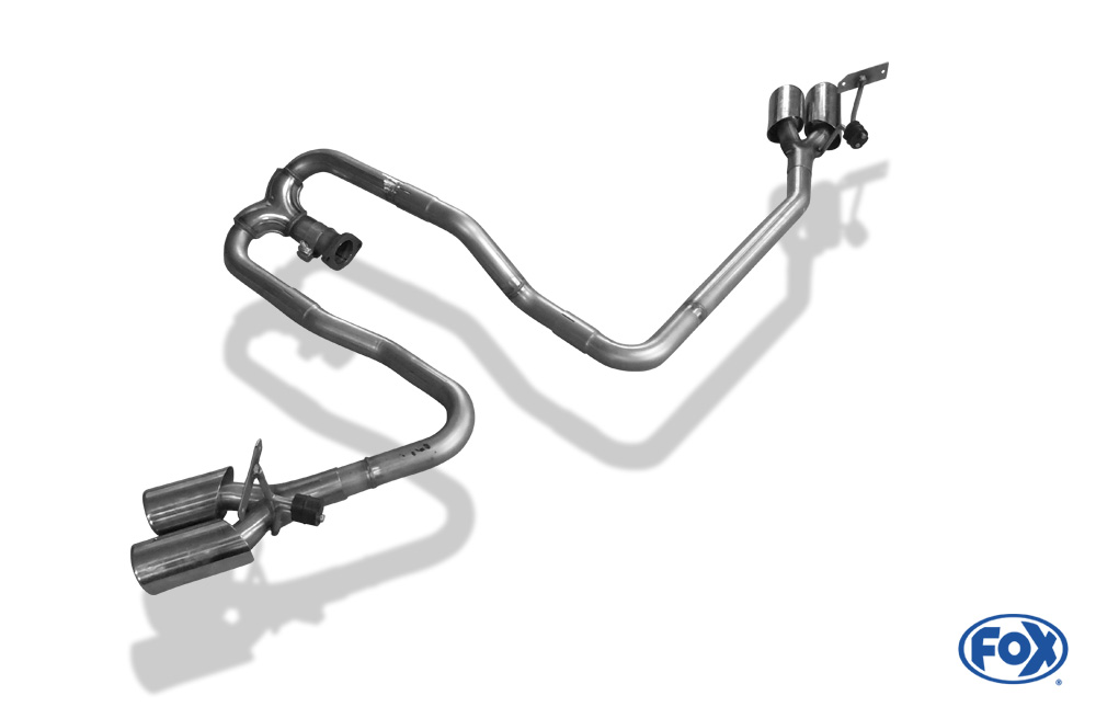 Mercedes X-Klasse 4matic Endrohrsystem Ausgang seitlich rechts und links am Fahrzeug - 2x90 Typ 16 rechts/links