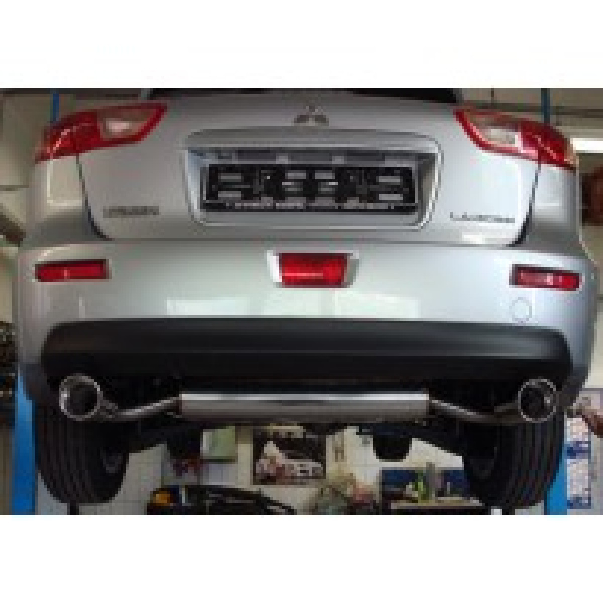 Mitsubishi Lancer CYO - Stufenheck/ Sportback Endschalldämpfer quer Ausgang rechts/links - 1x100 rechts/links Mitsubishi Lancer CYO - Stufenheck/ Sportback Endschalldämpfer quer Ausgang rechts/links - 1x100 rechts/links