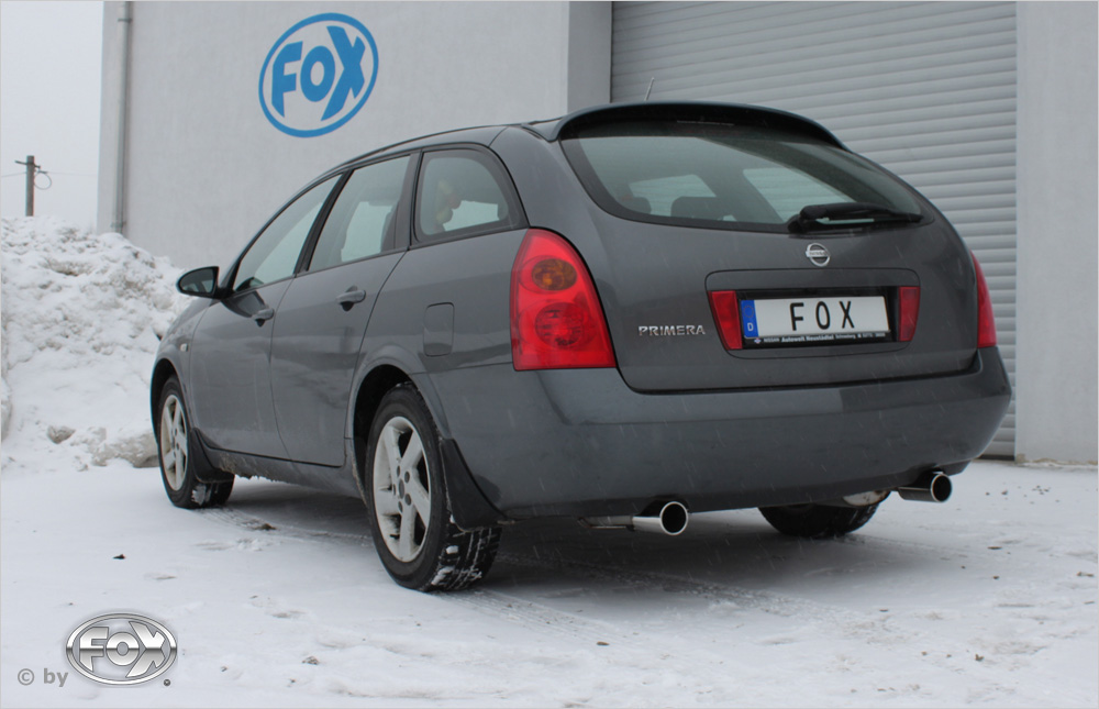 Nissan Primera P12 Traveller Endschalldämpfer Ausgang rechts/links - 1x90 Typ 12 rechts/links
