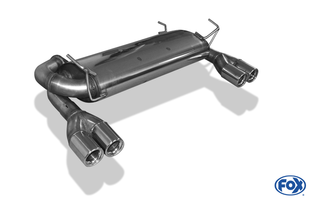 Nissan 350Z Endschalldämpfer quer Ausgang 70mm rechts/links - 2x76 Typ 13 rechts/links