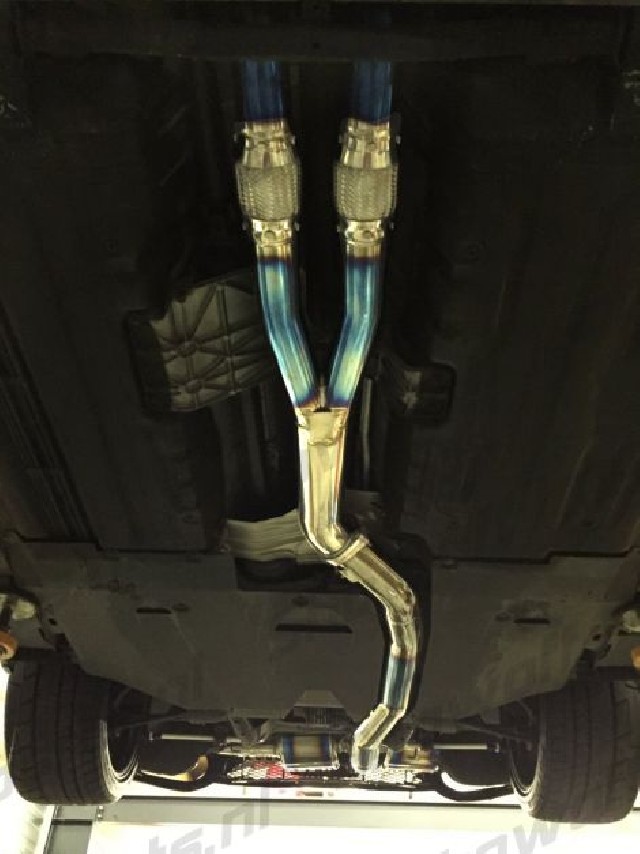 Nissan GTR R35 08+ Linney GTC Titan Titanium Y-pipes 102mm