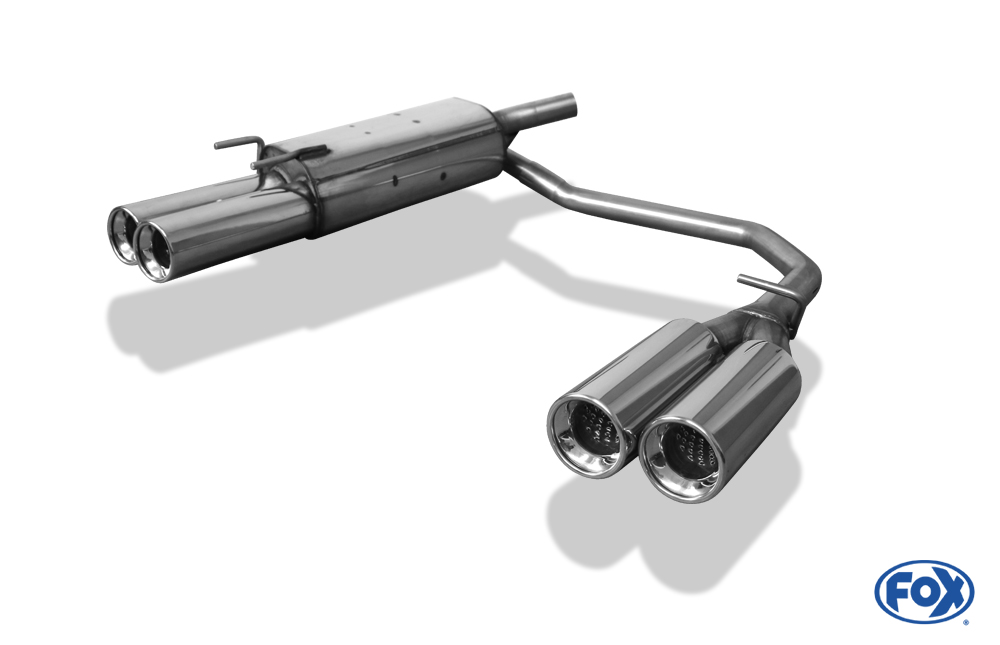 Opel Tigra A Endschalldämpfer Ausgang rechts/links 60mm  - 2x90 Typ 13 rechts/links
