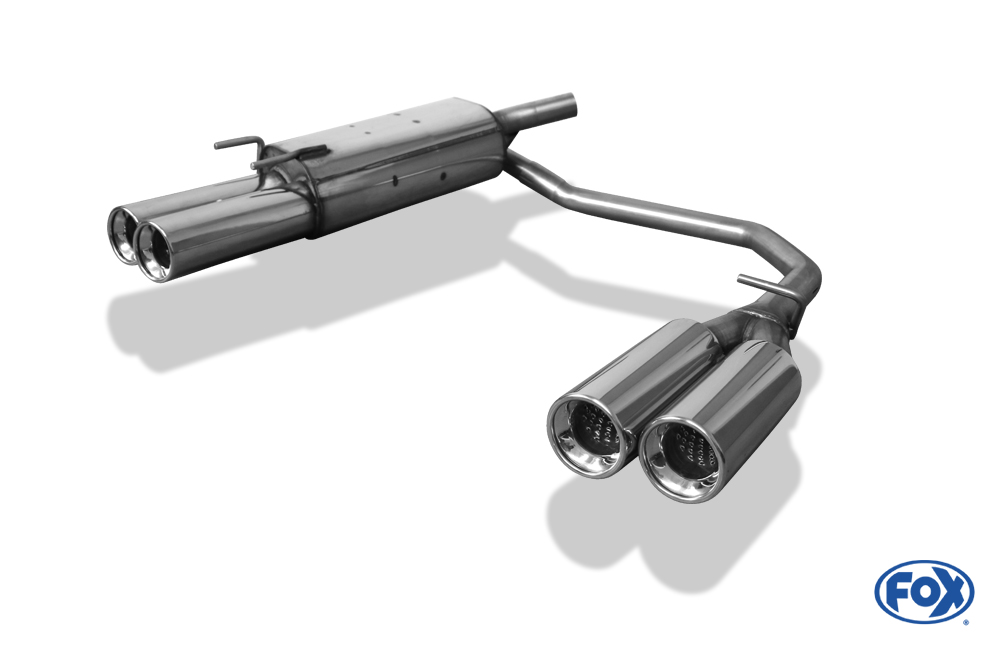 FOX Opel Tigra A  Endschalldämpfer Ausgang rechts/links - 2x90 Typ 13 rechts/links