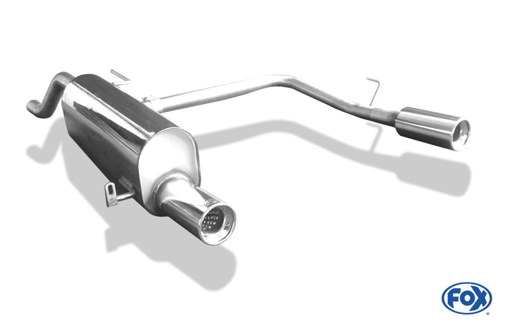 FOX Opel Corsa D  Endschalldämpfer Ausgang rechts/links - 1x90 Typ 13 rechts/links