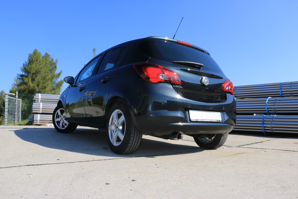 Opel Corsa E Endschalldämpfer - 1x100 Typ 25