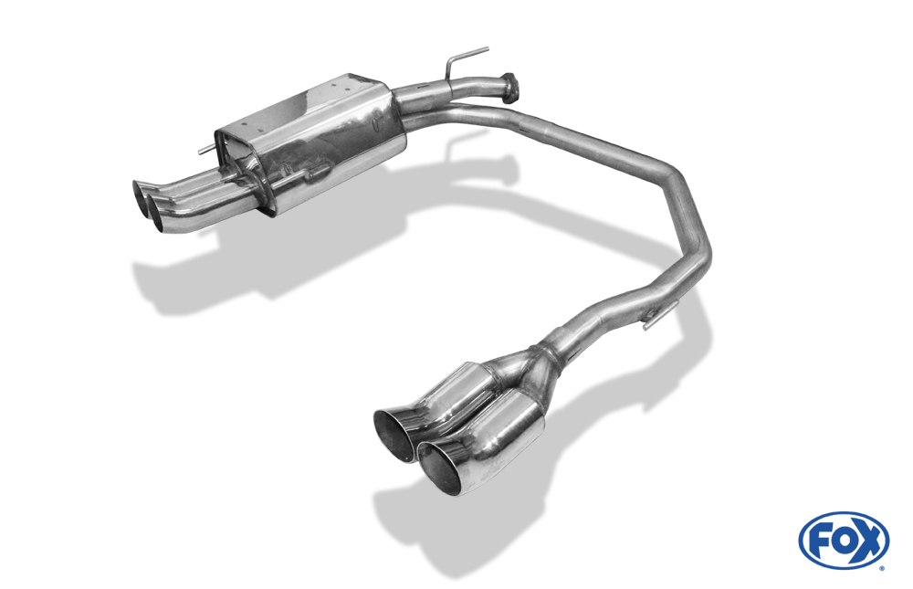 FOX Opel Astra G-CC Fließheck  Endschalldämpfer Ausgang rechts/links - 2x76 Typ 18 rechts/links