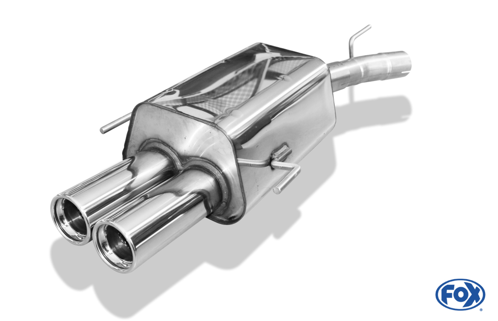 Opel Astra G-CC Endschalldämpfer Ø60mm - 2x80 Typ 13