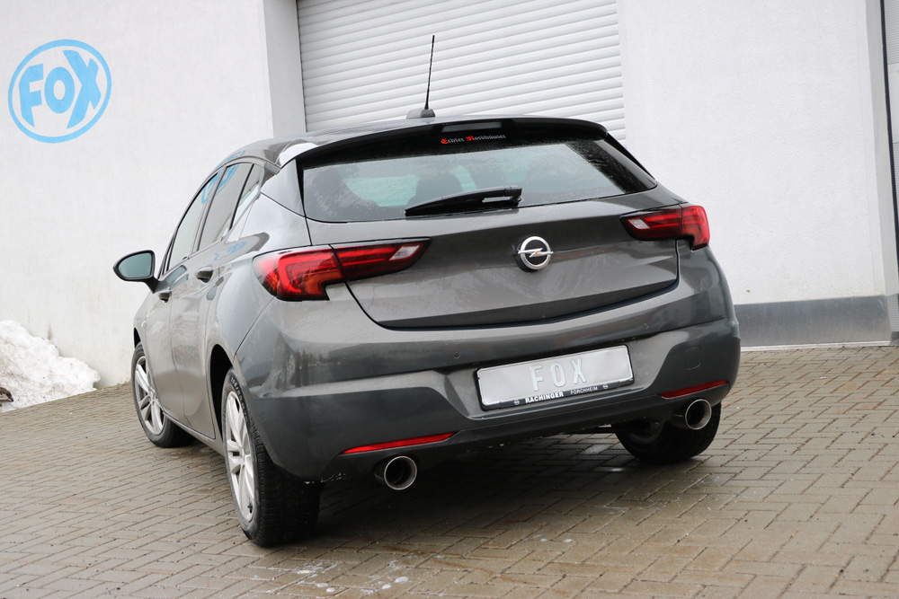 Opel Astra K Schrägheck Endschalldämpfer quer Ausgang rechts/links - 1x100 Typ 25 rechts/links