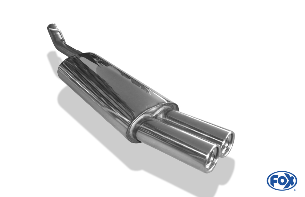 FOX Opel Vectra A Stufenheck  Endschalldämpfer - 2x76 Typ 13