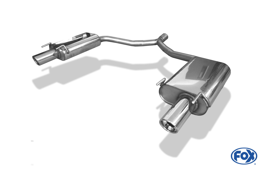 FOX Opel Vectra C GTS  Endschalldämpfer rechts/links einflutig - 1x90 Typ 17 rechts/links