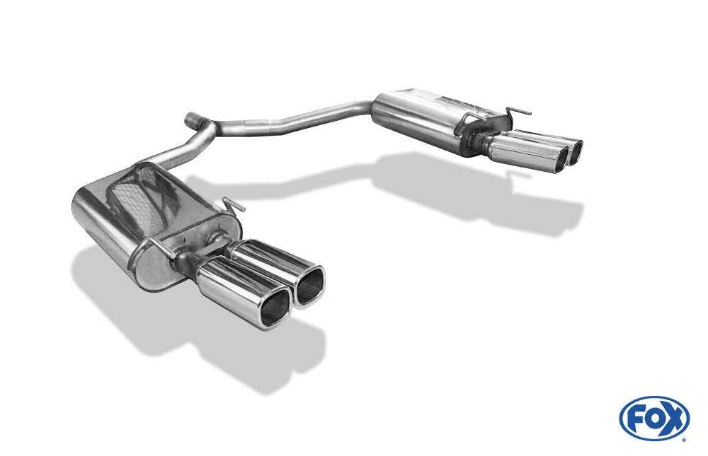 FOX Opel Vectra C Caravan  Endschalldämpfer rechts/links zweiflutig - 2x78x75 Typ 70 rechts/links