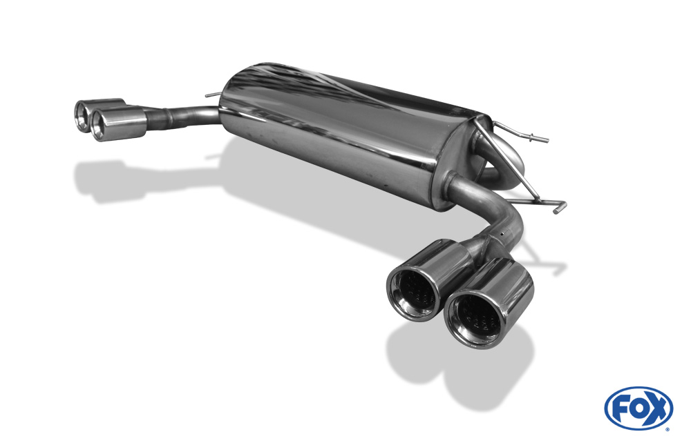Opel Antara Endschalldämpfer quer Ausgang rechts/links - 2x80 Typ 13 rechts/links