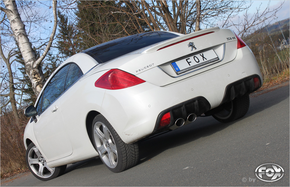 Peugeot 308cc Endschalldämpfer - 2x106x71 Typ 32