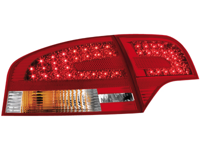 LED Rückleuchten Audi A4 B7 Lim. 05+ red/crystal LED Rückleuchten Audi A4 B7 Lim. 05+ red/crystal