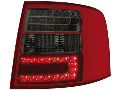 LED Rückleuchten Audi A6 4B Avant 12.97-01.05 red/smoke