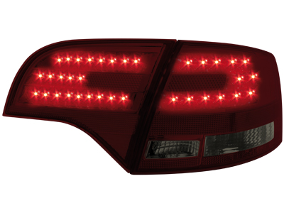 LED Rückleuchten Audi A4 B7 Avant 04-08 red/smoke LED Rückleuchten Audi A4 B7 Avant 04-08 red/smoke