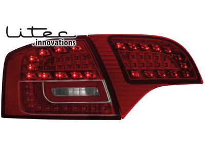 LITEC LED Rückleuchten Audi A4 B7 Avant 04-08 red LITEC LED Rückleuchten Audi A4 B7 Avant 04-08 red