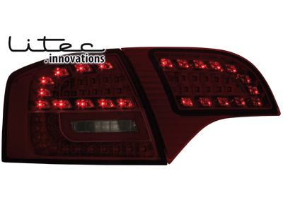 LITEC LED Rückleuchten Audi A4 B7 Avant 04-08 red/smoke LITEC LED Rückleuchten Audi A4 B7 Avant 04-08 red/smoke