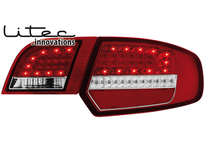 LITEC LED Rückleuchten Audi A3 Sportback 03-08 red/crystal LITEC LED Rückleuchten Audi A3 Sportback 03-08 red/crystal