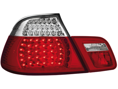 LED Rückleuchten BMW 3er E46 Cabrio 00-05 red/crystal 4teilig LED Rückleuchten BMW 3er E46 Cabrio 00-05 red/crystal 4teilig