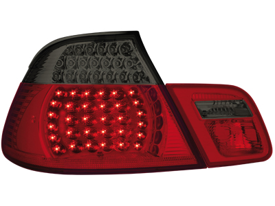 LED Rückleuchten BMW 3er E46 Cabrio 00-05 red/smoke 4teilig LED Rückleuchten BMW 3er E46 Cabrio 00-05 red/smoke 4teilig