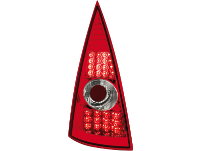 LED Rückleuchten Citroen C3 02-05 red/crystal