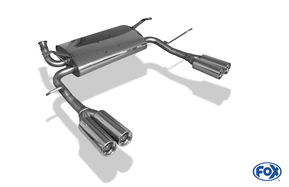 FOX Renault Laguna II B74 - Limousine  Endschalldämpfer Ausgang rechts/links  - 2x80 Typ 13 rechts/links 