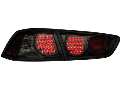 LED Rückleuchten Mitsubishi Lancer X 08+ black/sm