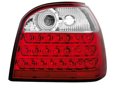 LED Rückleuchten VW Golf III 91-98 red/crystal LED Rückleuchten VW Golf III 91-98 red/crystal