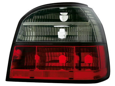 Rückleuchten VW Golf III 91-98 red/smoke