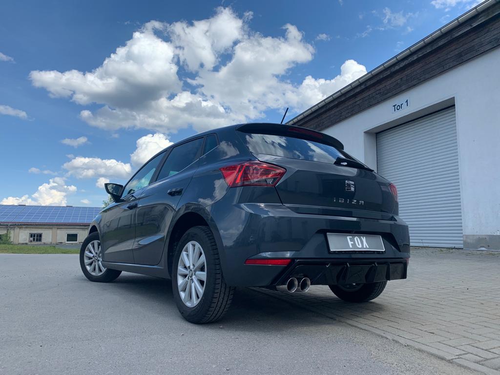 Seat Ibiza V - KJ Endschalldämpfer - 2x80 Typ 25