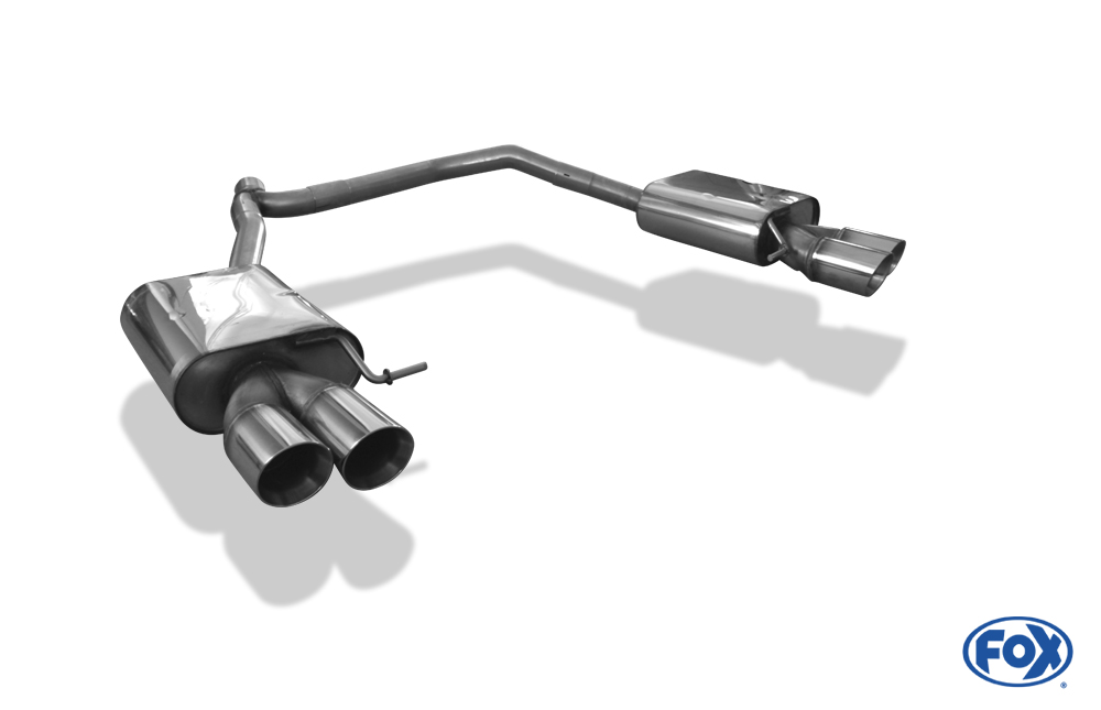 Seat Leon 5F ST - Starre Hinterachse Endschalldämpfer rechts/links - 2x90 Typ 25 rechts/links