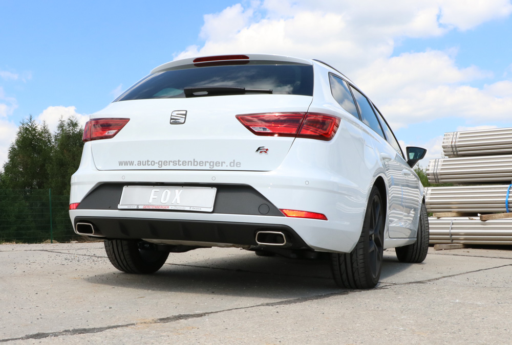 Seat Leon 5F ST - Einzelradaufhängung Endschalldämpfer rechts/links - 145x65 Typ 59 rechts/links