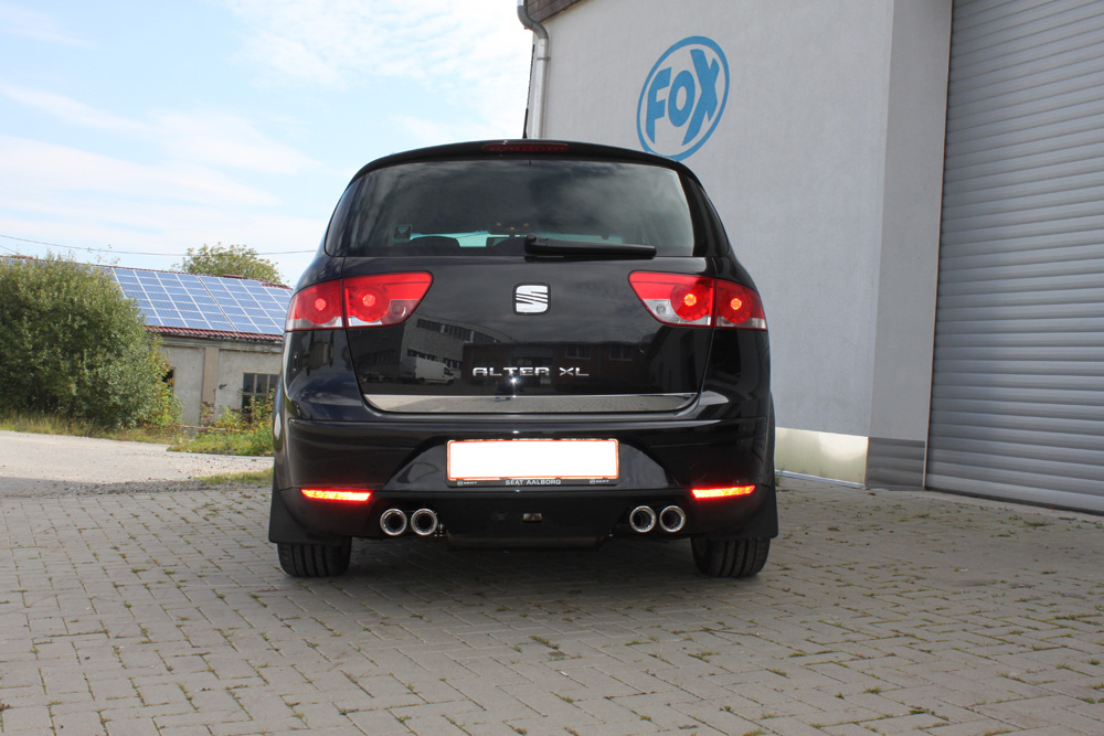 Seat Altea XL 5P - Frontantrieb Endschalldämpfer Ausgang rechts/links - 2x80 Typ 17 rechts/links