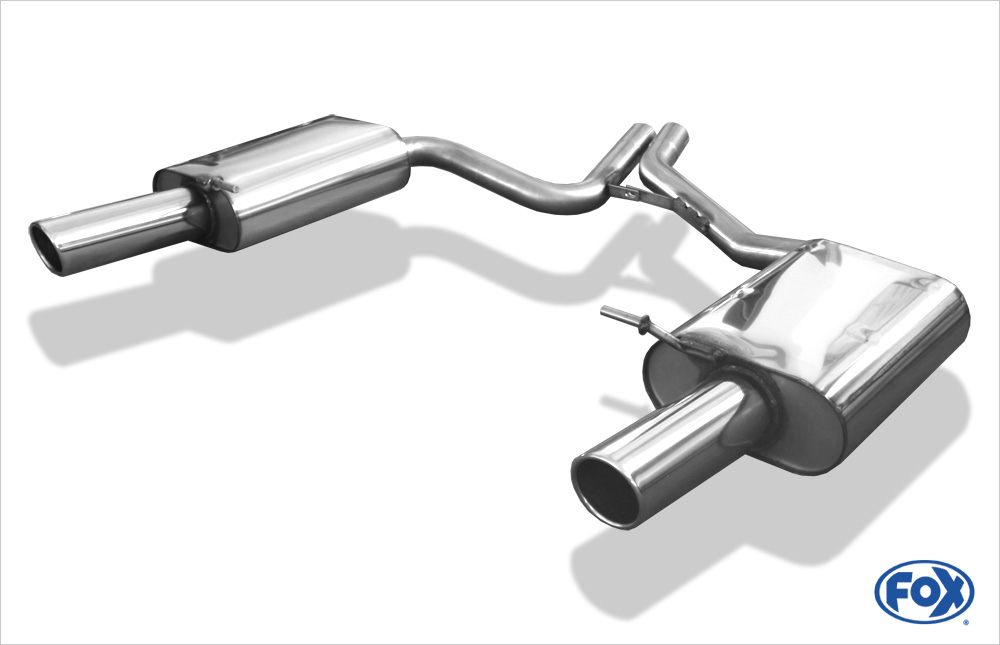 Seat Exeo 3R/ 3R ST - 2,0l TFSI Endschalldämpfer rechts/links einflutig - 1x90 Typ 16 rechts/links