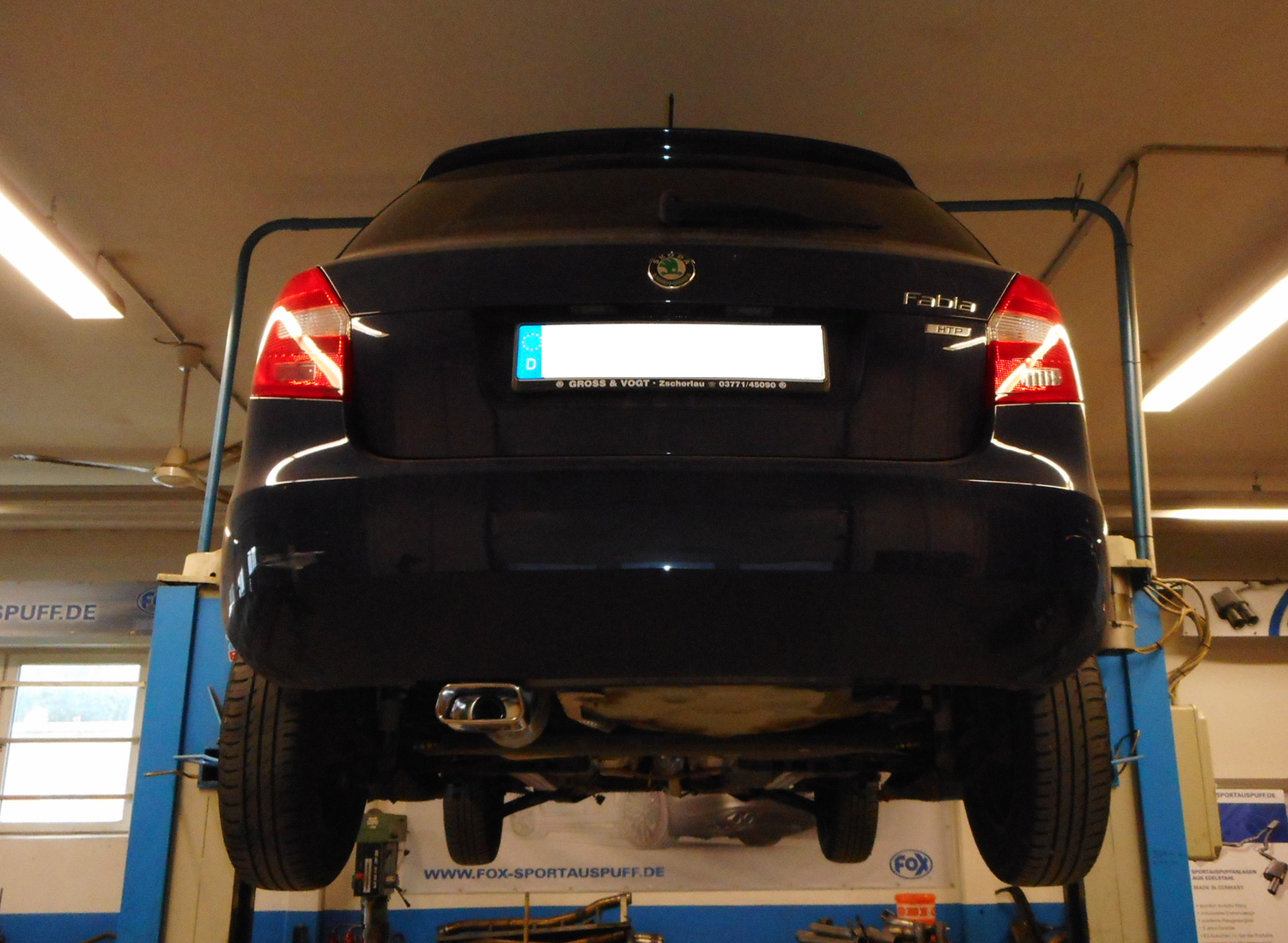 Skoda Fabia 5J + NJ - 1,2l 12V Endschalldämpfer - 145x65 Typ 59