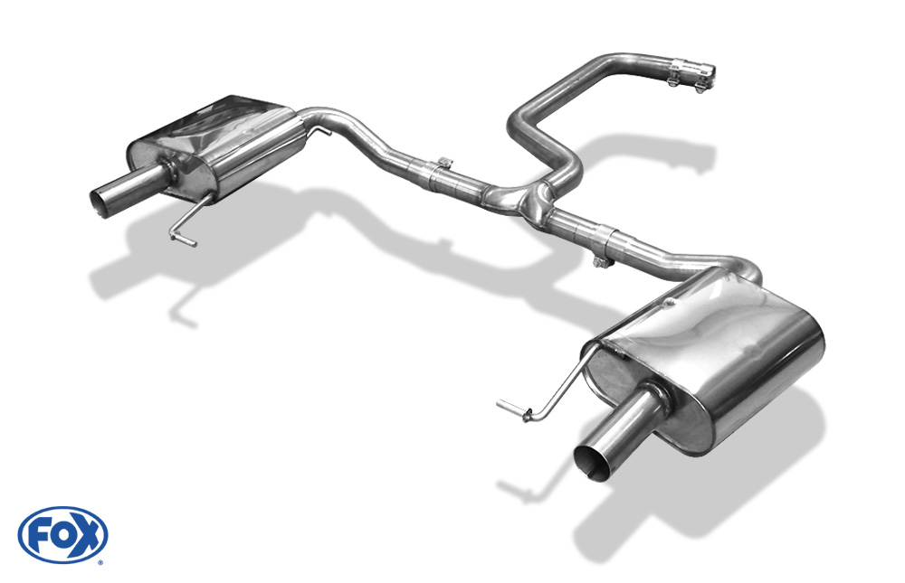 Skoda Octavia 5E RS - TSI mit und ohne OPF Endschalldämpfer rechts/links -  Austritt der Endrohre in den originalen Endrohren