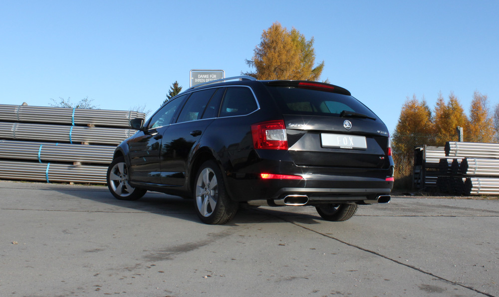 Skoda Octavia 5E 4x4 Endschalldämpfer rechts/links - 220x80 Typ 49 rechts/links