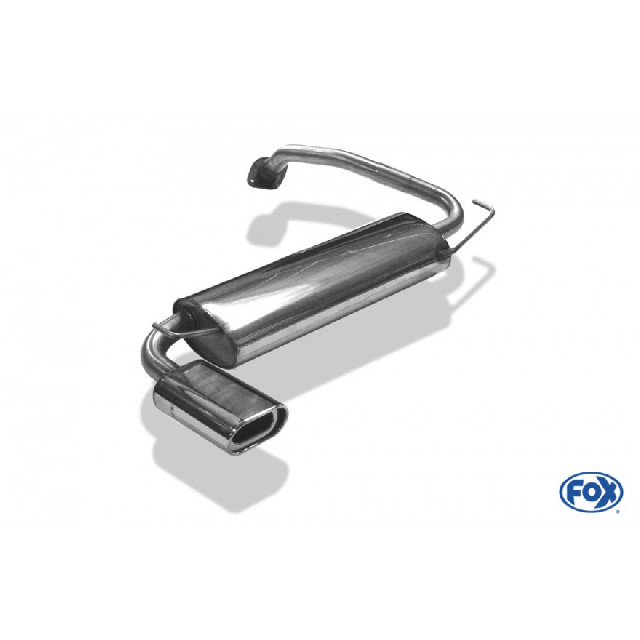 Mazda 323F/323C Typ BA Endschalldämpfer quer - 135x80 