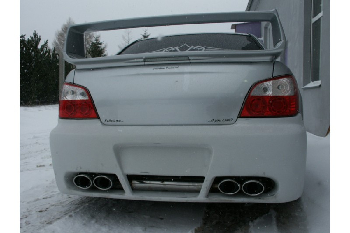 Subaru Impreza Typ WRX/ STI Endschalldämpfer quer Ausgang rechts/links 70mm - 2x115x85