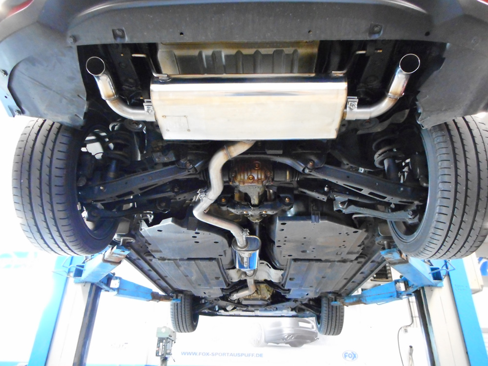 Subaru Impreza GT7 AWD Endschalldämpfer quer Ausgang rechts/links - Dieseloptik Ø45mm