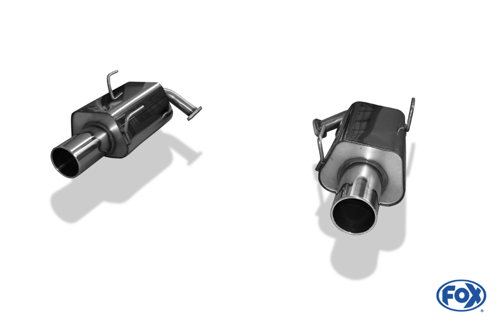 Subaru Legacy V Station Wagon - BR Endschalldämpfer rechts/links - 1x114 Typ 12 rechts/links mit Y-Verbindungsrohr